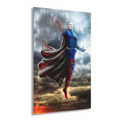 Homelander, The Boys Comic, Concept Style, Acrylic Wall Art