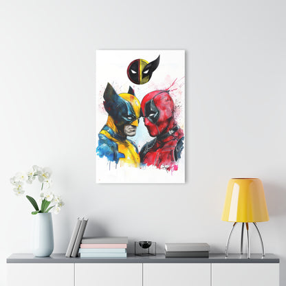 Regenerative Adversaries, Fan Concept Style, Wolverine and Dead Pool, Acrylic Wall Art