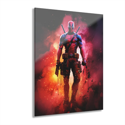 Deadpool, Marvel Color Splash, Concept Style, Acrylic Wall Art