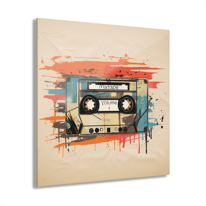 Mixtape, No Background Concept Style, Acrylic Wall Art