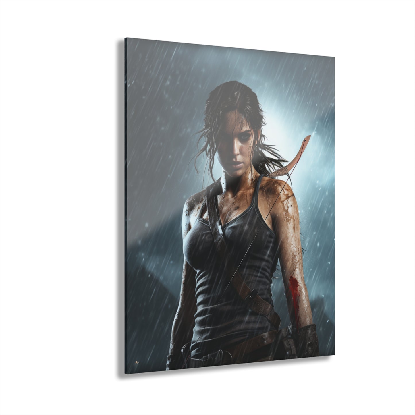 Lara, Tomb Raider, Video Game, Concept Style, Acrylic Wall Art