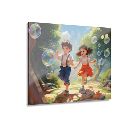 Bubble Adventure, Child's Room, Concept Acrylic Wall Art