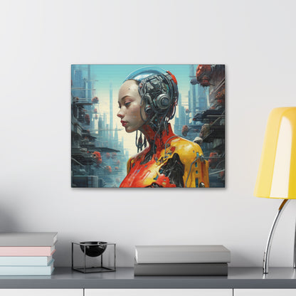 Pretty AI Canvas Art