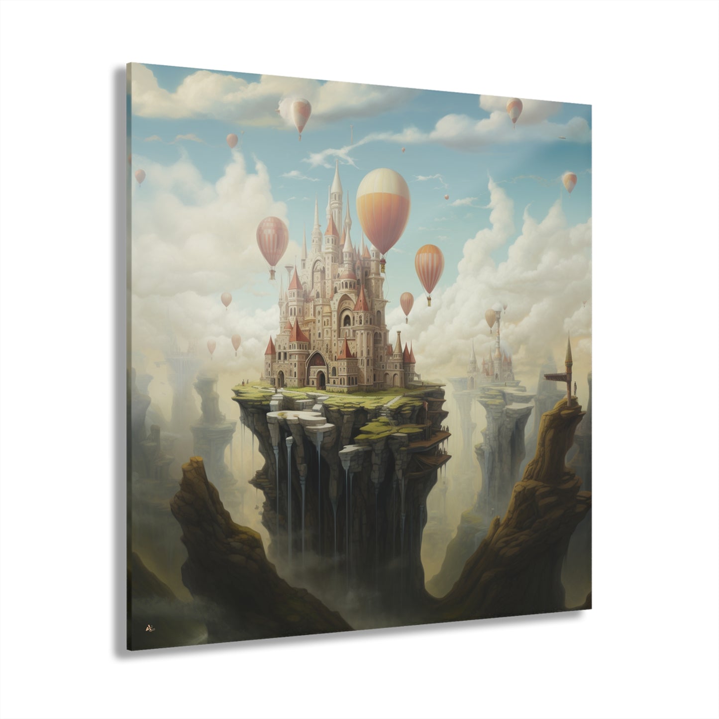 Far far Away, Landscape Concept Style, Acrylic Wall Art