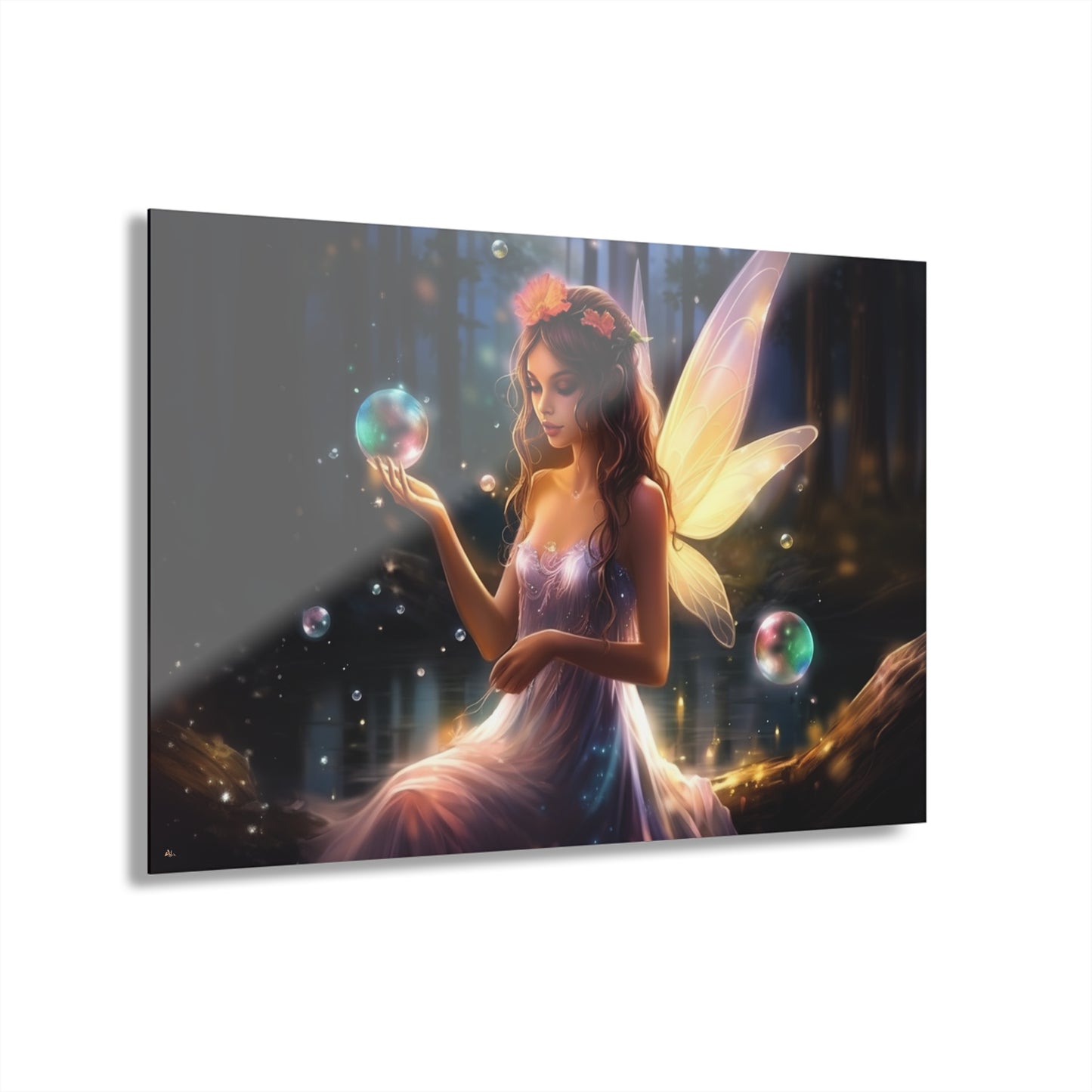 Bubbly Fairy, Fantasy, Concept, Acrylic Wall Art