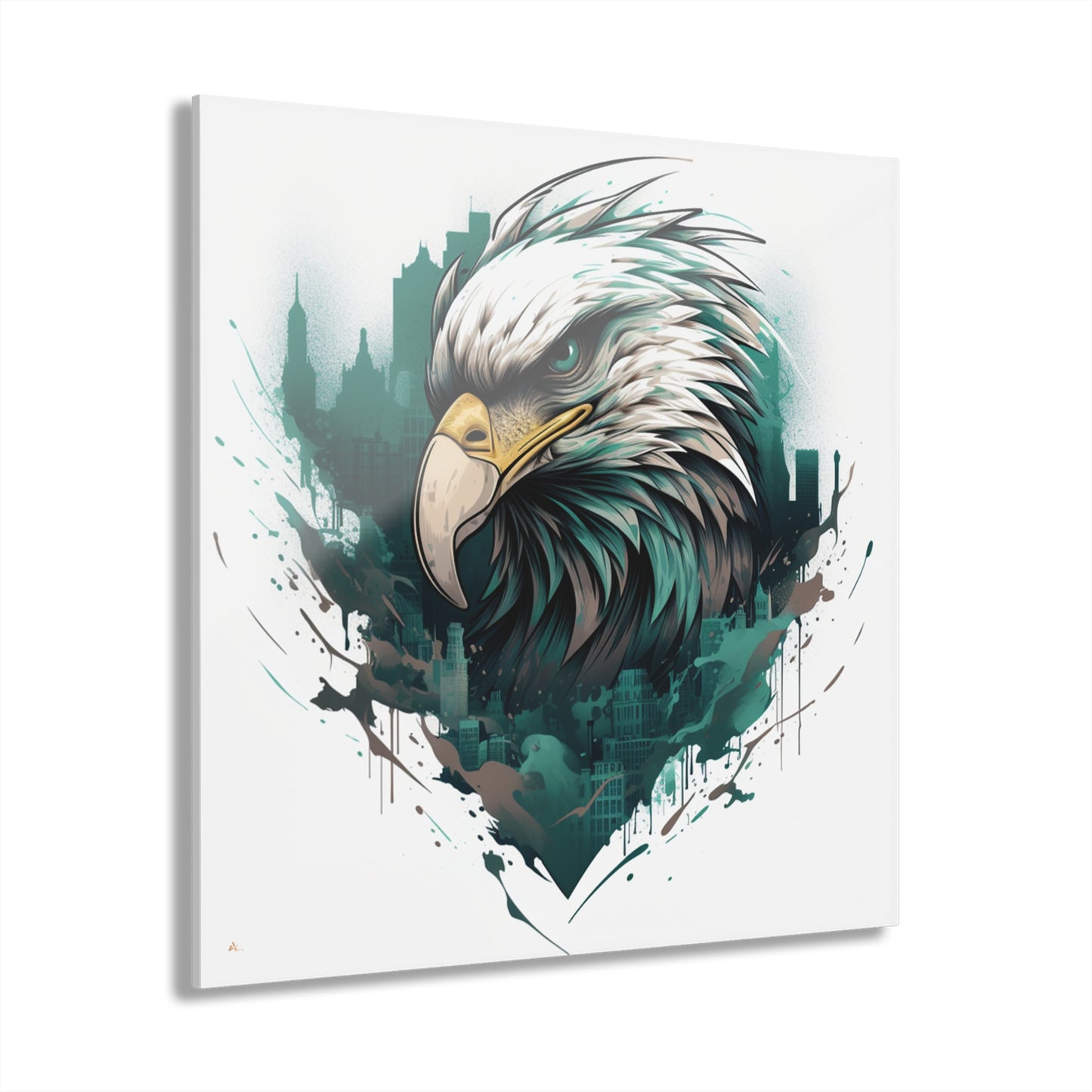 Eagle's Ascent, Philadelphia, Football, Fan Concept Style, Acrylic Wall Art