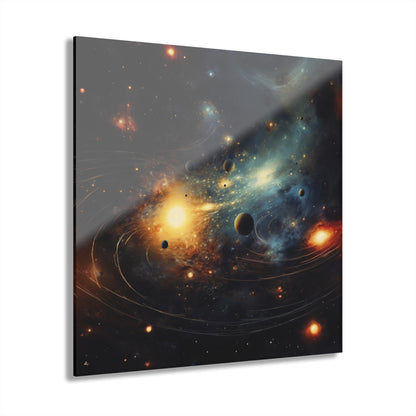 Galactic Conundrum, Space Concept Style, Acrylic Wall Art