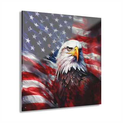 America, Eagle, Flag, Concept, Acrylic Wall Art