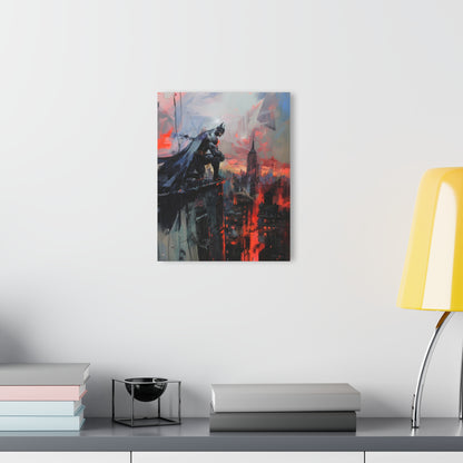 Abstract Knight, Fan Concept Style Batman, Acrylic Wall Art