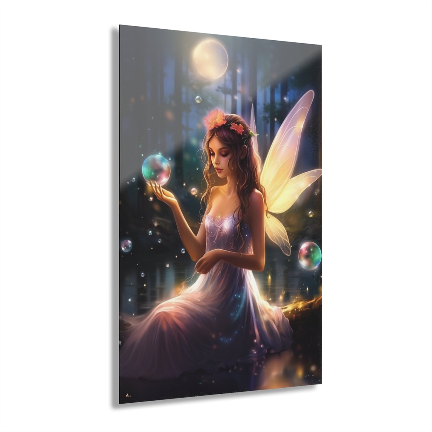 Bubbly Fairy, Fantasy, Concept, Acrylic Wall Art