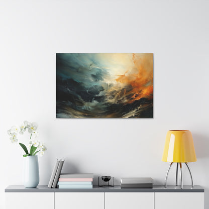 Fire storm Canvas