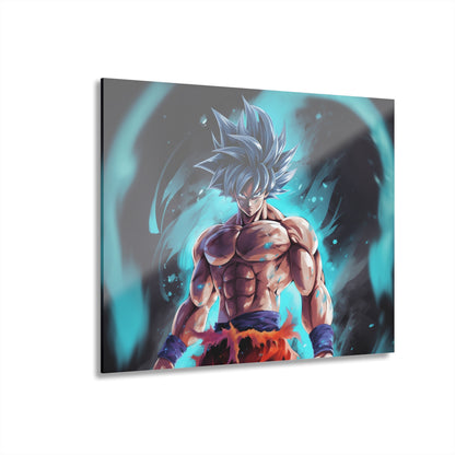 Ultra Instinct, Goku, Anime Color Splash, Concept, Acrylic Wall Art