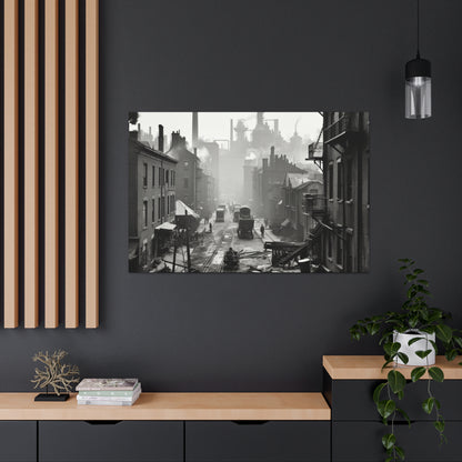 Industrial City Canvas Art