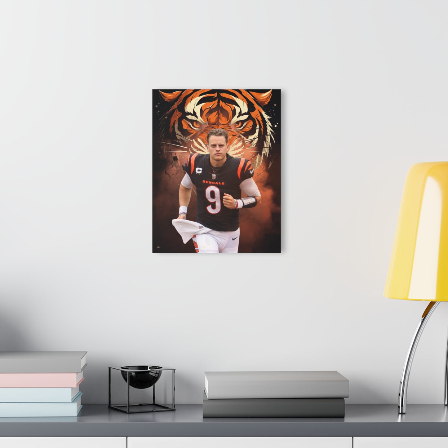 Joe Burrow, Bengals Fan Concept, Acrylic Wall Art