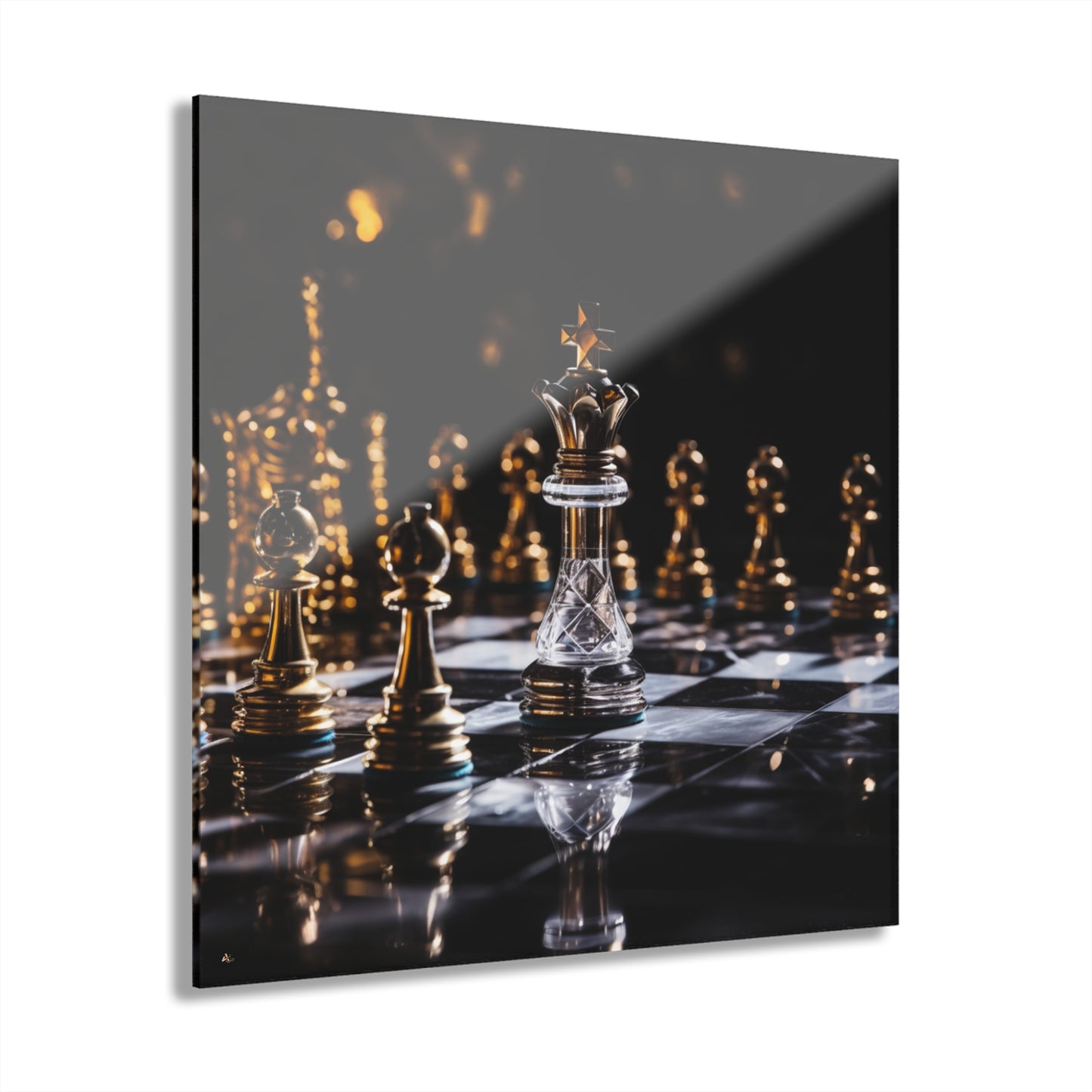 Checkmate, No Background Concept Style, Acrylic Wall Art