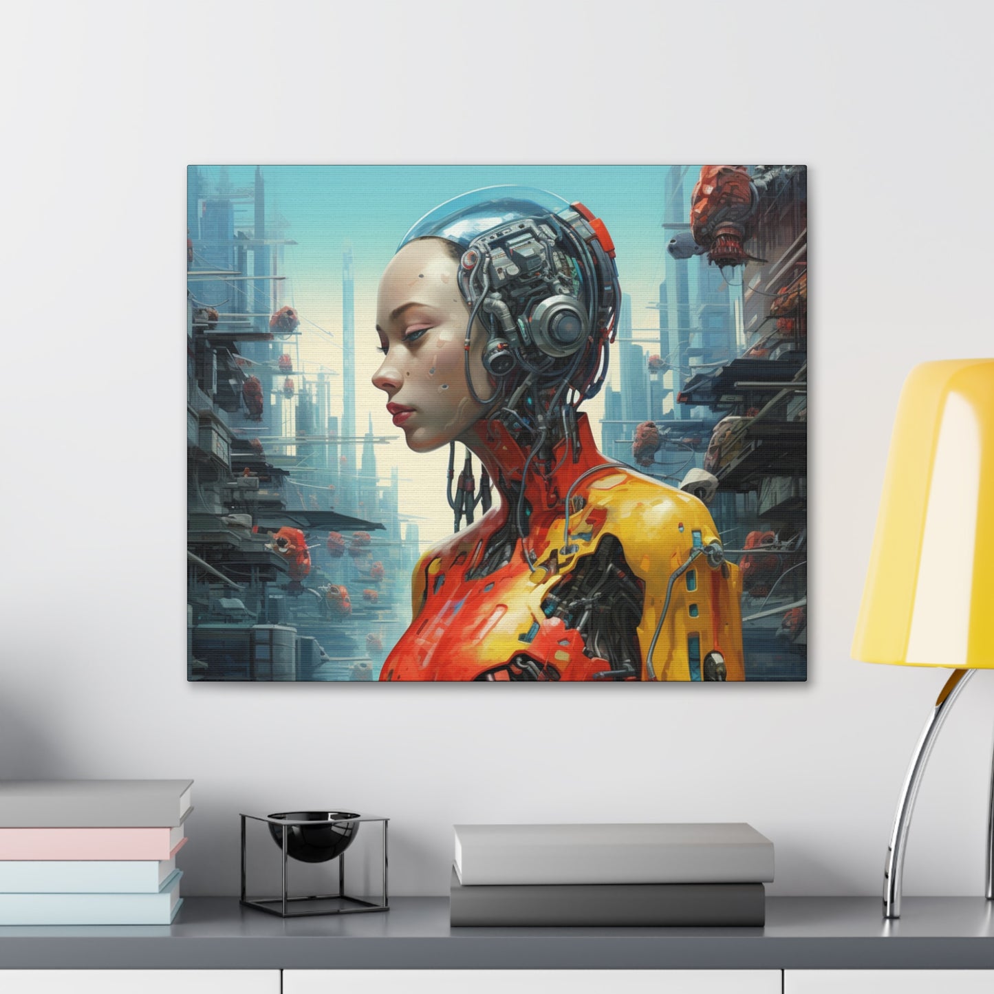 Pretty AI Canvas Art