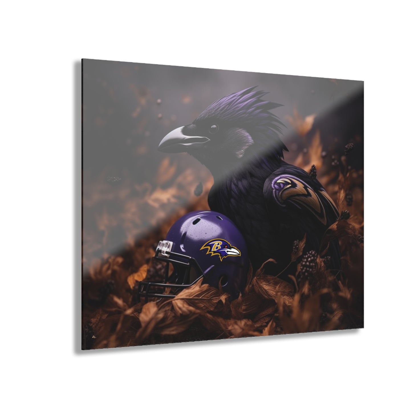 Raven's Game, Baltimore Fan Concept Style, Acrylic Wall Art