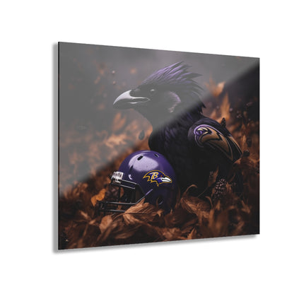 Raven's Game, Baltimore Fan Concept Style, Acrylic Wall Art