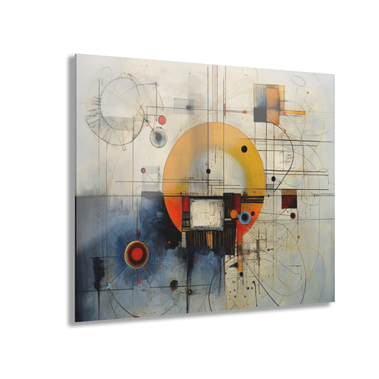 Geometry Reimagined, Abstract Concept, Acrylic Wall Art