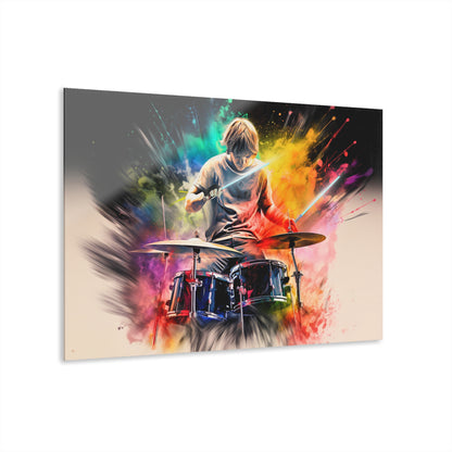 Luke SkyDrummer, Pop Culture, Concept Style Color splash, Acrylic Wall Art