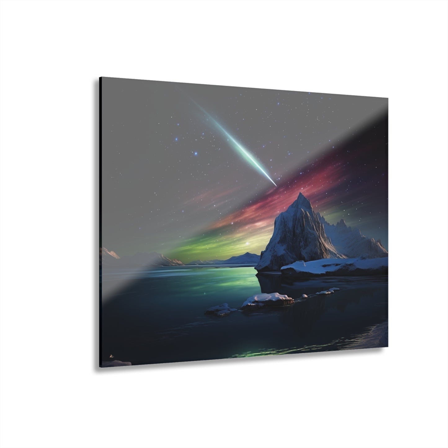 Guiding Light, Space, Landscape Concept Style, Acrylic Wall Art