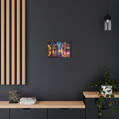 Wet City Canvas Art