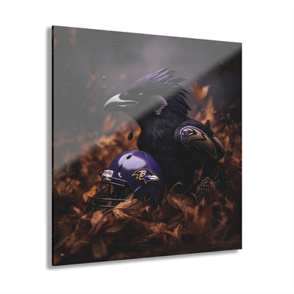 Raven's Game, Baltimore Fan Concept Style, Acrylic Wall Art