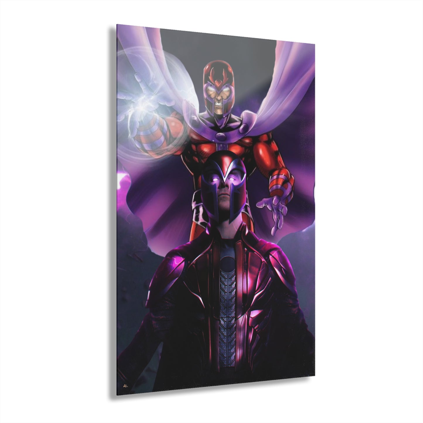 Magneto's Resonance, Michael Fassbender, Fan Concept Style, Acrylic Wall Art