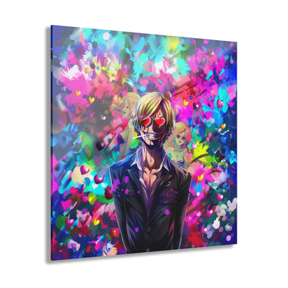 Lovestruck Sanji, One Piece Concept Style, Acrylic Wall Art