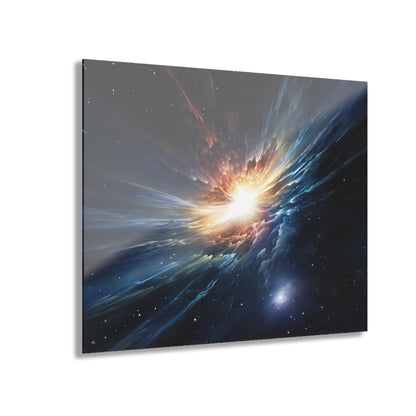 Galaxy Bomb, Space Concept Style, Acrylic Wall Art