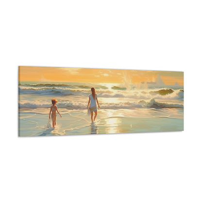 Sunset Walk Canvas Art