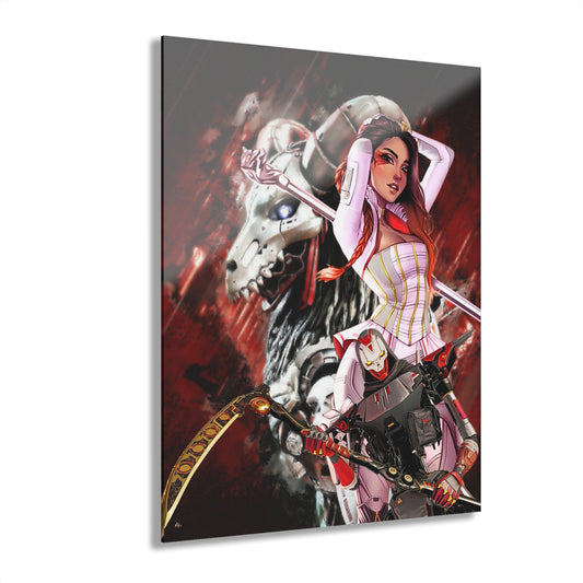 Shadows of Legend, Loba and Revenant, Apex Fan Concept, Acrylic Wall Art