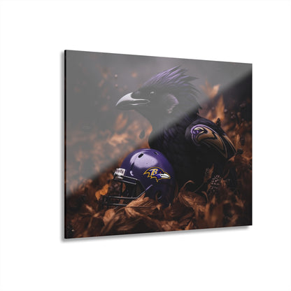 Raven's Game, Baltimore Fan Concept Style, Acrylic Wall Art