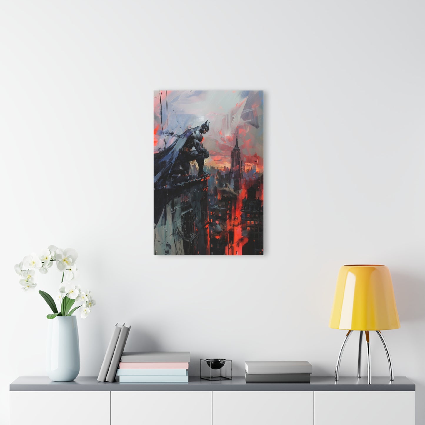 Abstract Knight, Fan Concept Style Batman, Acrylic Wall Art