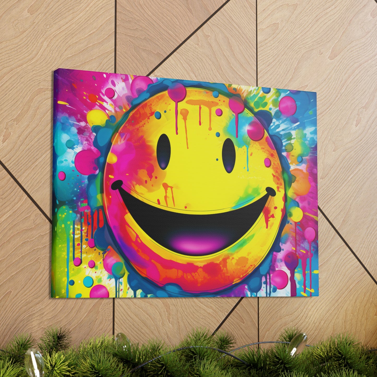 Just Smile Canvas Art