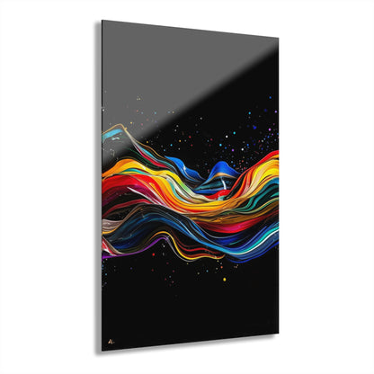 Wave Length, No Background Concept Style, Acrylic Wall Art