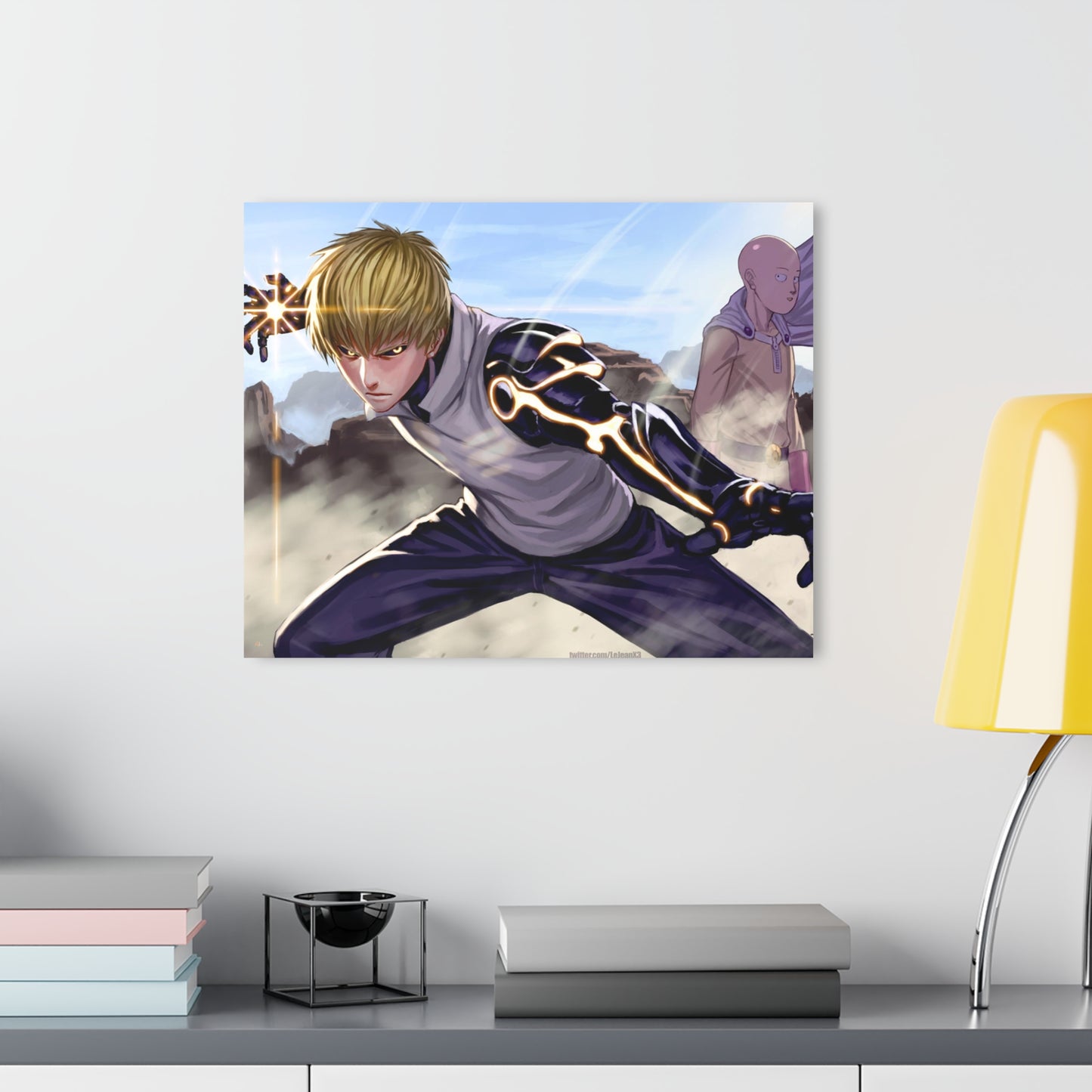 Genos, One Punch Man, Fan Concept Style, Pop Culture, Acrylic Wall Art