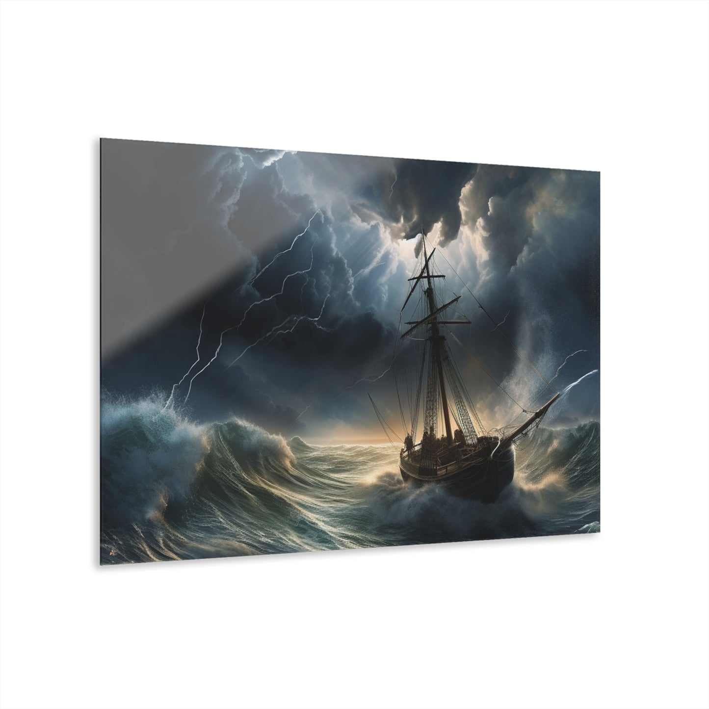 Stormfront, Landscape Concept Style, Acrylic Wall Art