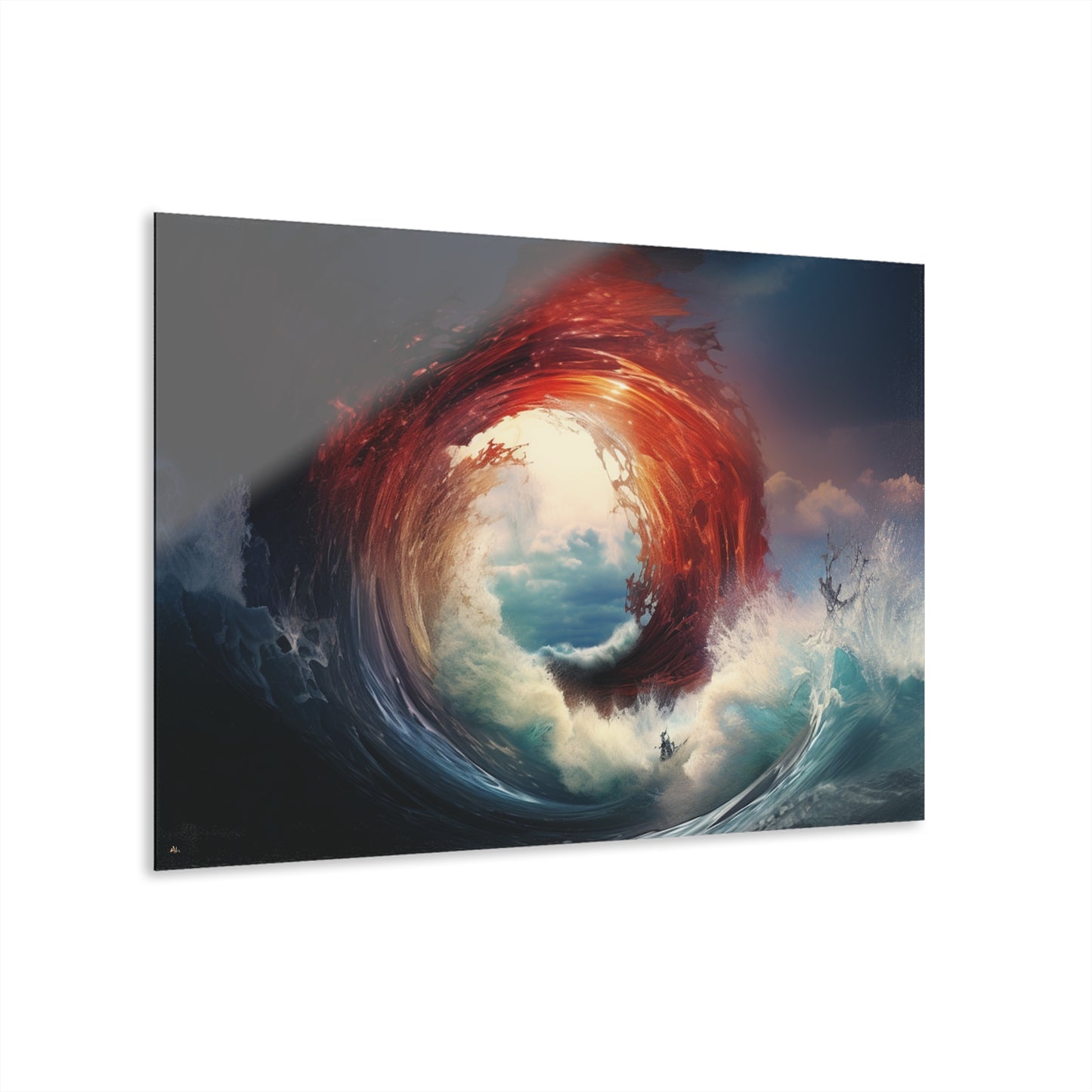 Sea Portal, Abstract Concept Style, Acrylic Wall Art