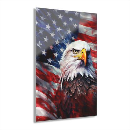 America, Eagle, Flag, Concept, Acrylic Wall Art