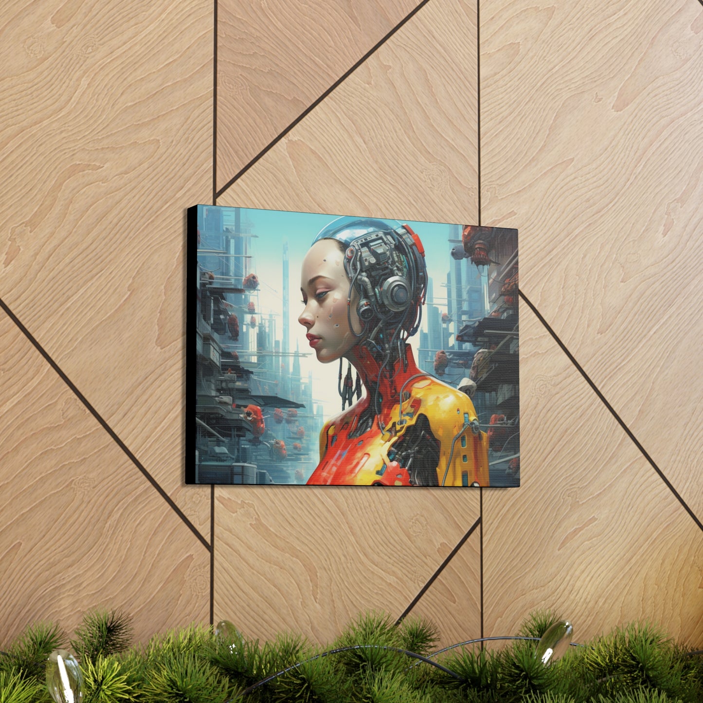 Pretty AI Canvas Art