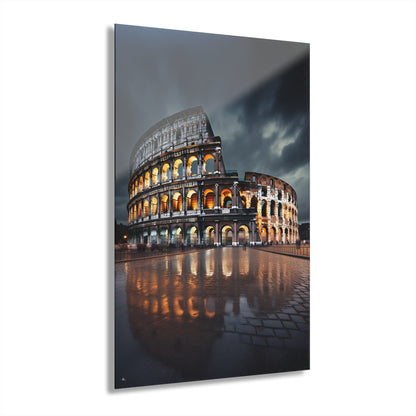 The Colosseum, Landscape, Concept, Acrylic Wall Art