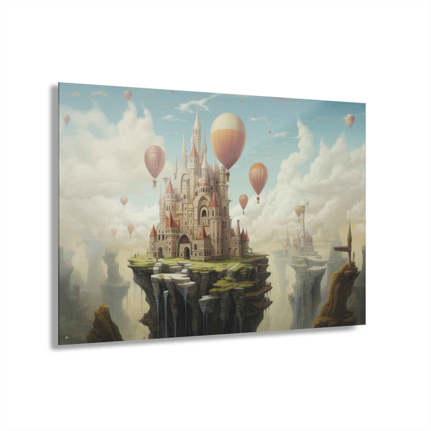 Far far Away, Landscape Concept Style, Acrylic Wall Art