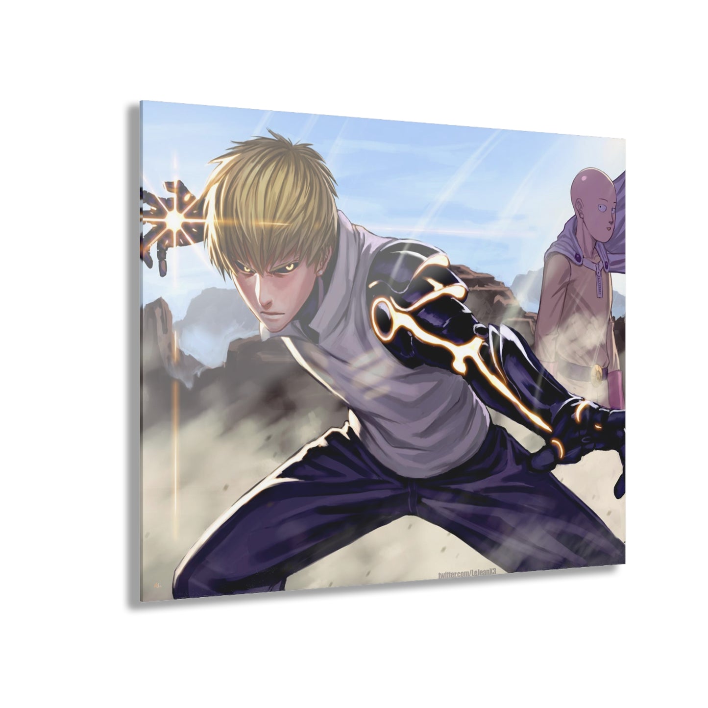 Genos, One Punch Man, Fan Concept Style, Pop Culture, Acrylic Wall Art