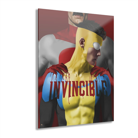 Invincible, Comic, Concept Style, Acrylic Wall Art