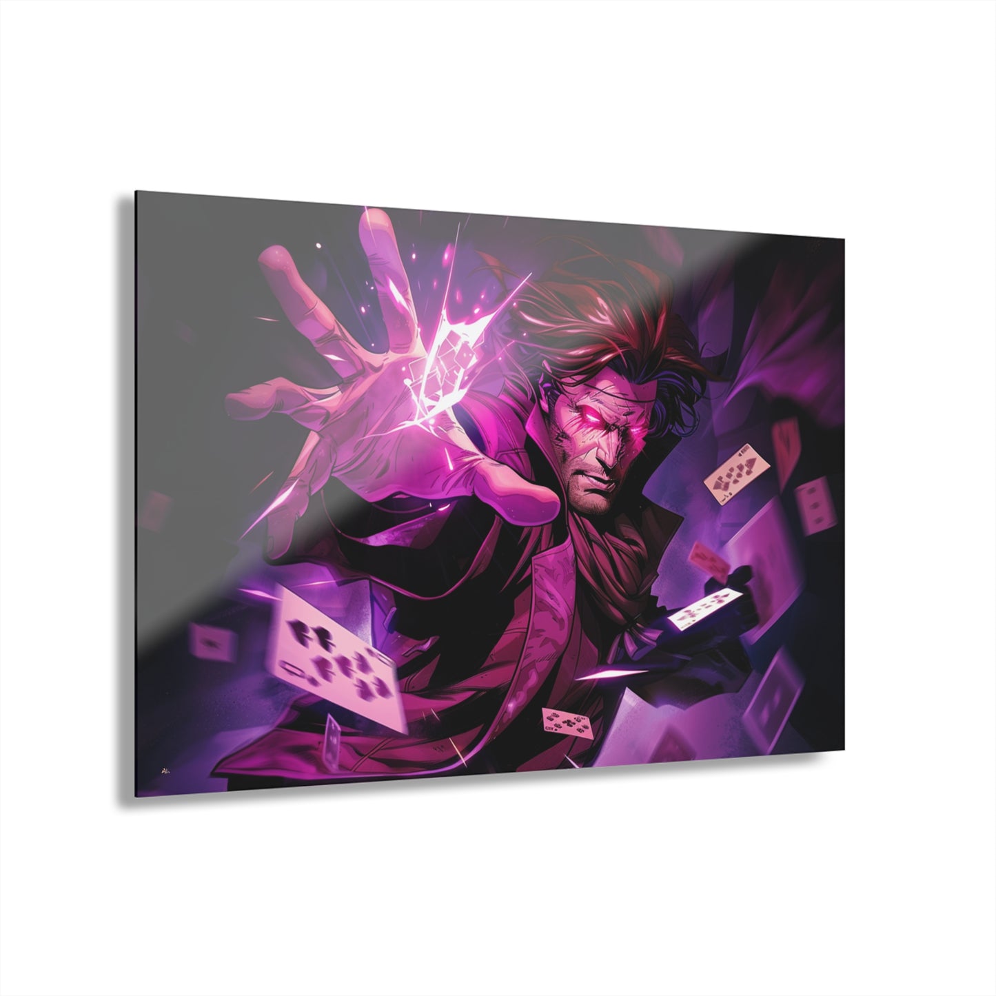 Pick a Card, Gambit, X-men Acrylic Wall Art