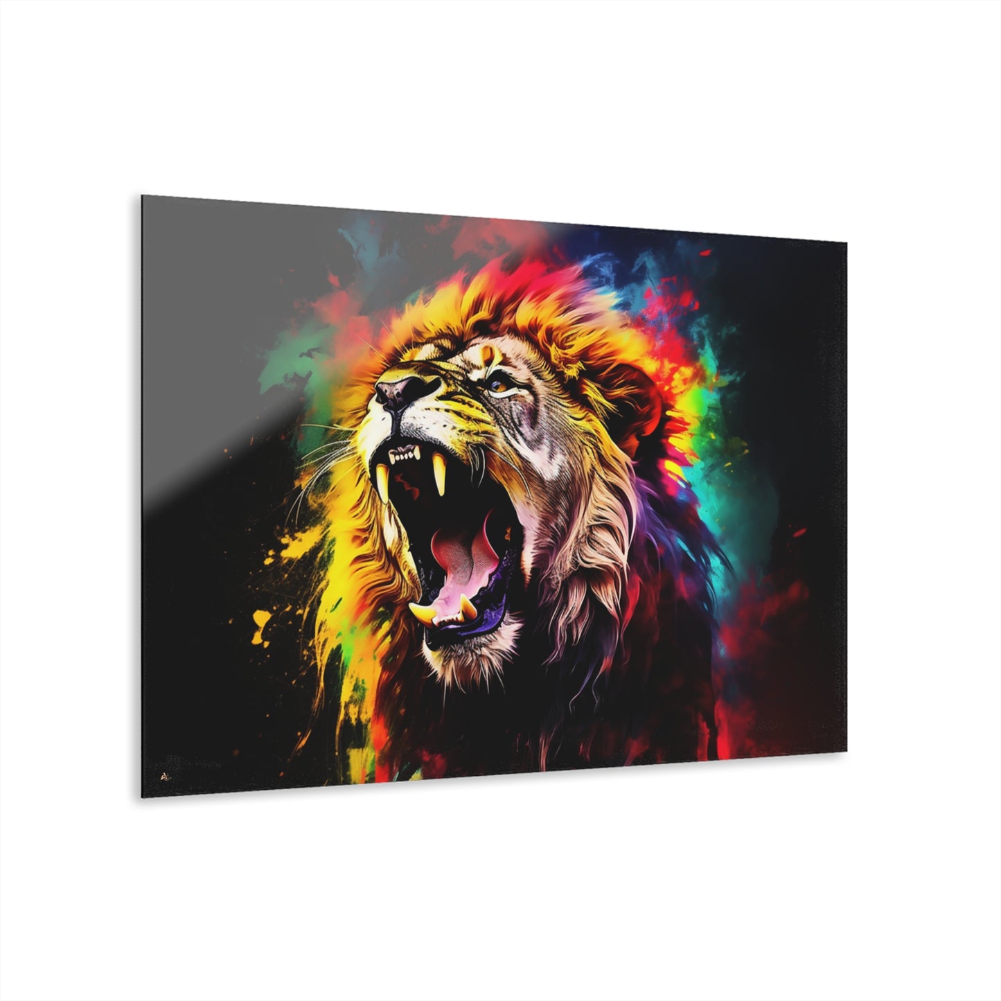 King, Lion, Animal Concept Style, Acrylic Wall Art