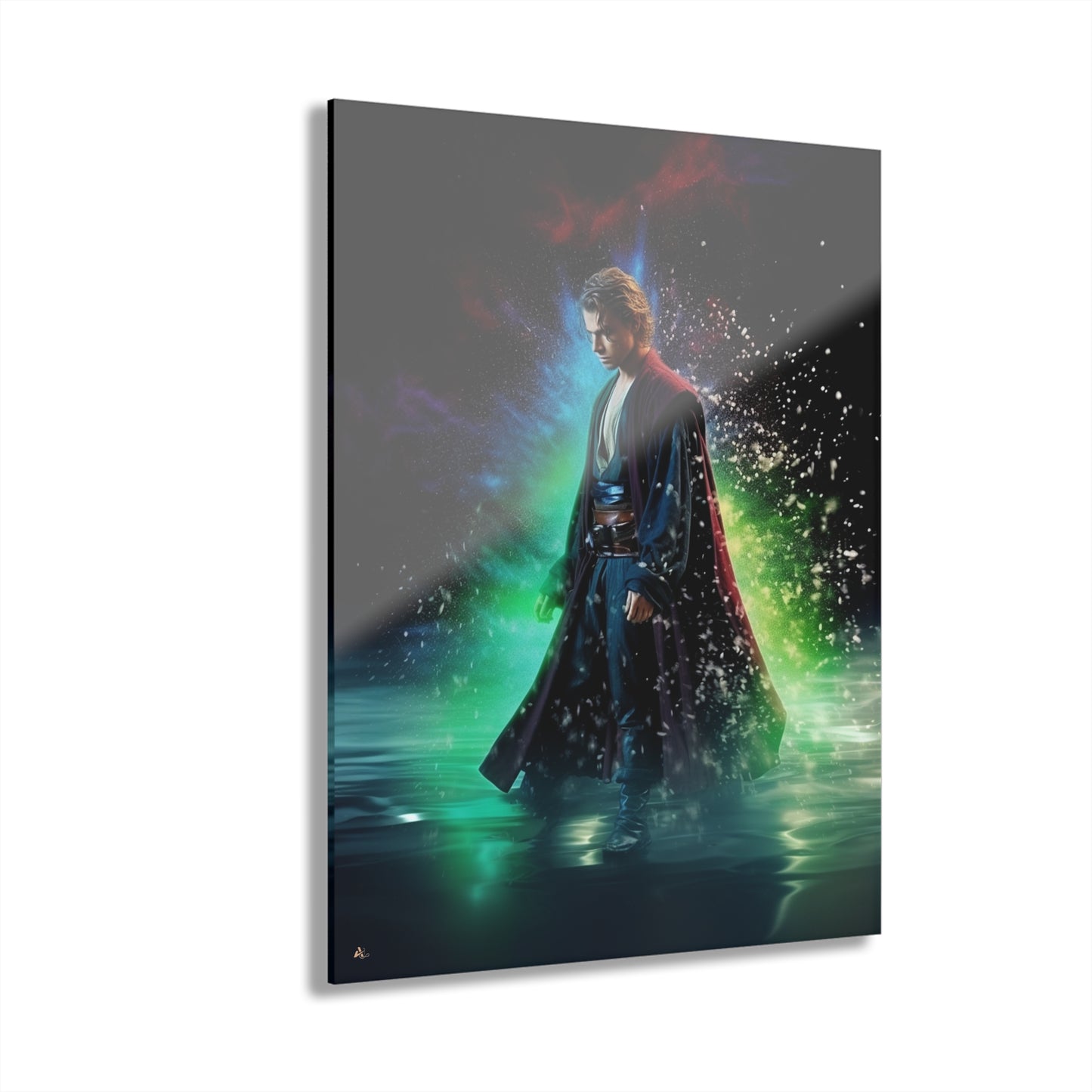 Anakin Dream Walk, Star Wars Color Splash, Concept Style, Acrylic Wall Art