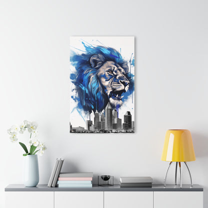 Detroit Lions Concept Style, Football Fan, Acrylic Wall Art