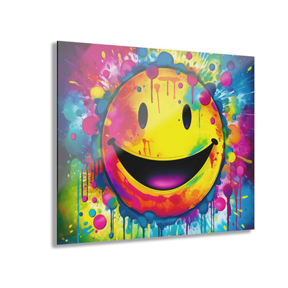 Just Smile, Color Splash, Concept Style, Acrylic Wall Art